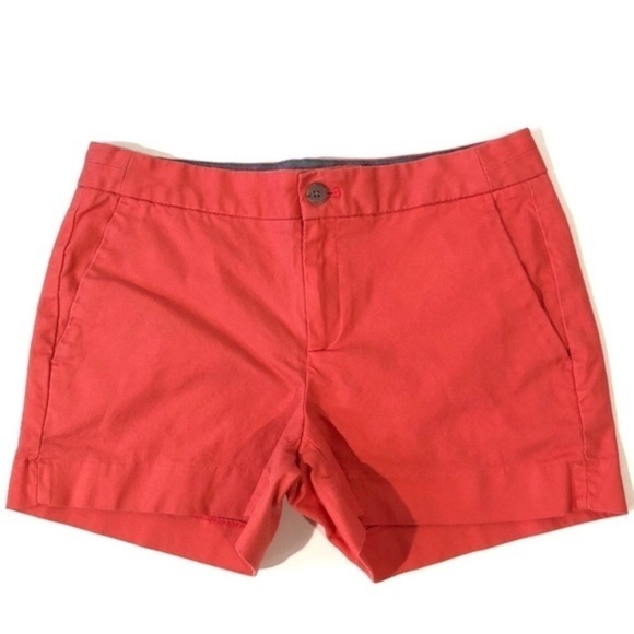 Banana Republic Factory Hampton Fit Coral Shorts Size  2 - Picture 2 of 8